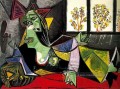 Frau allongee sur un divan Dora Maar 1939 kubist Pablo Picasso